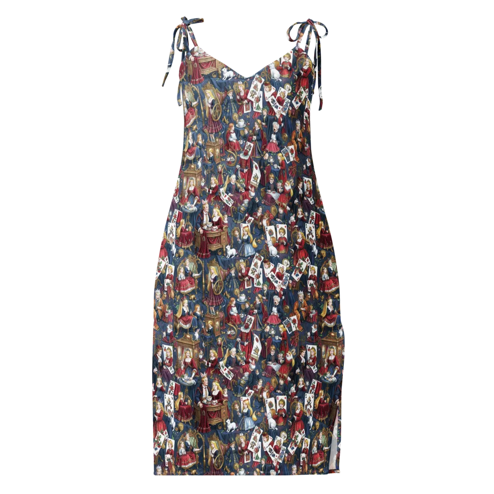 Royal Tea Party on Slip Dress — Front