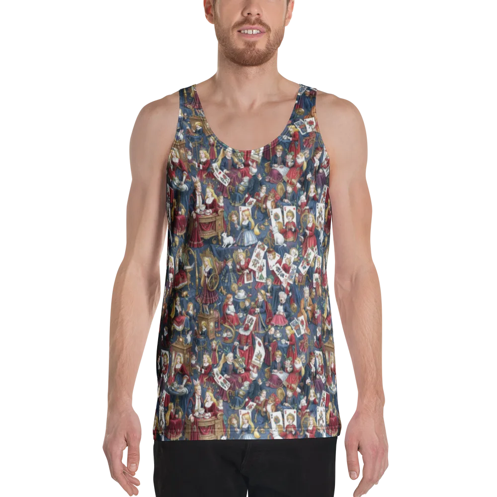 Royal Tea Party on Men's Tank Top — Front