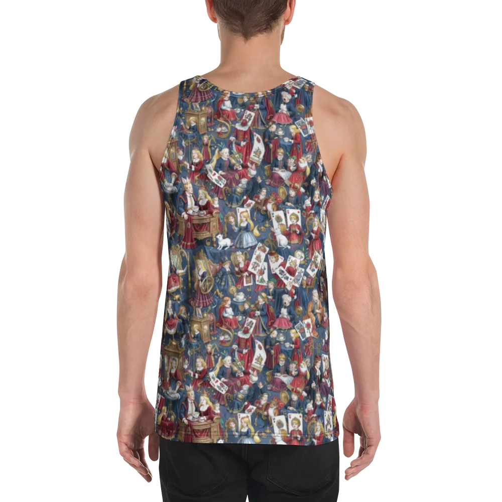 Royal Tea Party on Men's Tank Top — Back