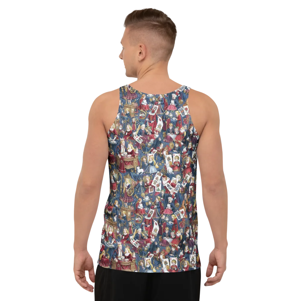 Royal Tea Party on Men's Tank Top — Back
