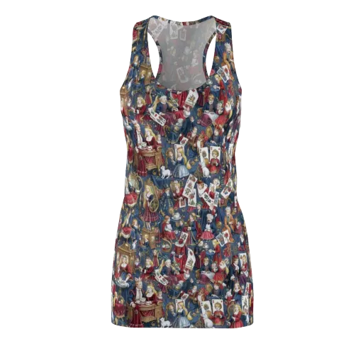 Royal Tea Party on a Racerback Dress