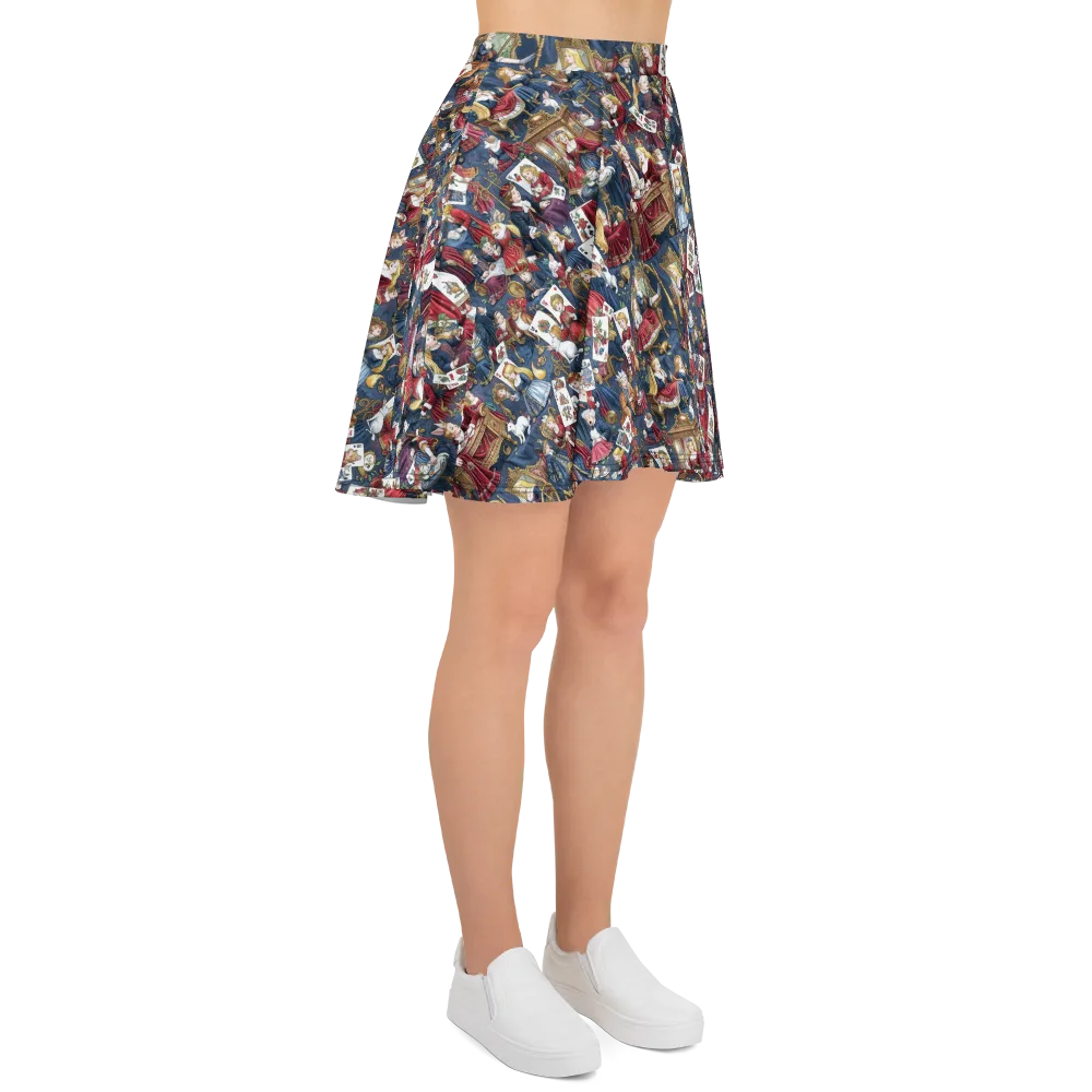 Royal Tea Party on Skater Skirt — Right