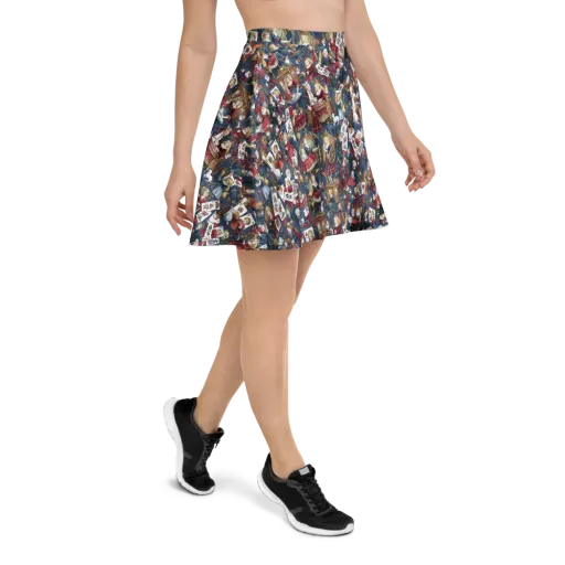 Royal Tea Party on a Skater Skirt