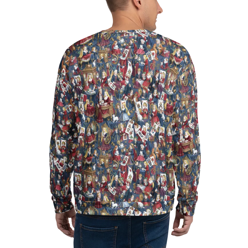 Royal Tea Party on Sweatshirt — Back