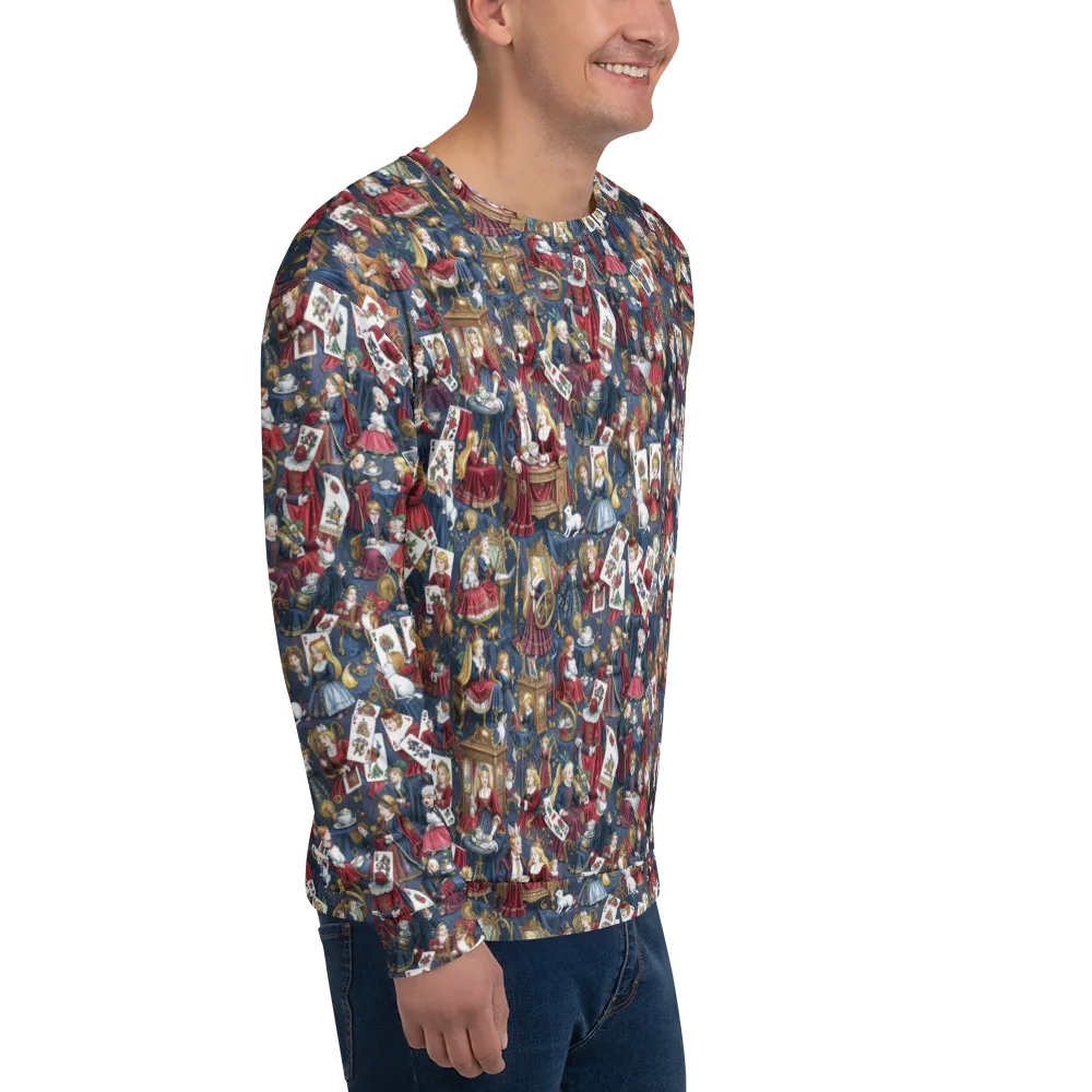 Royal Tea Party on Sweatshirt — Right Front