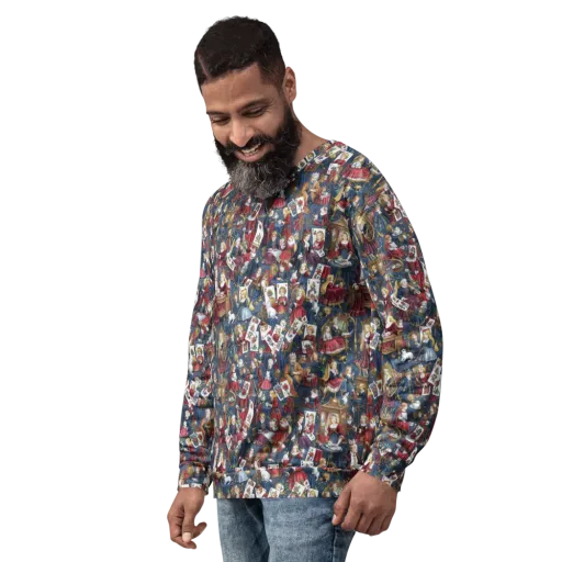 Royal Tea Party on a Sweatshirt