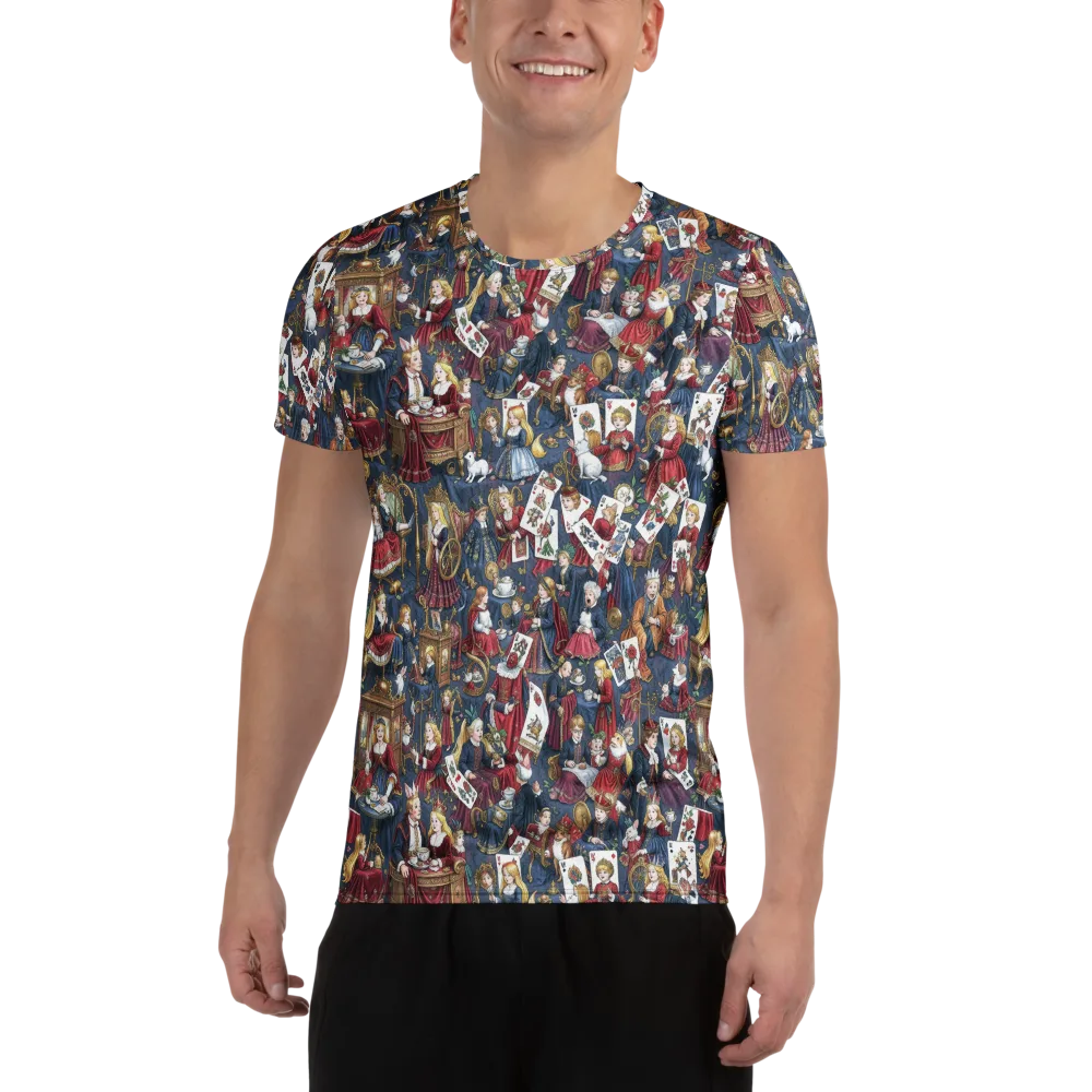 Royal Tea Party on Men's Athletic T-Shirt — Front