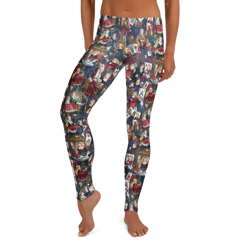 Royal Tea Party on Leggings — Front