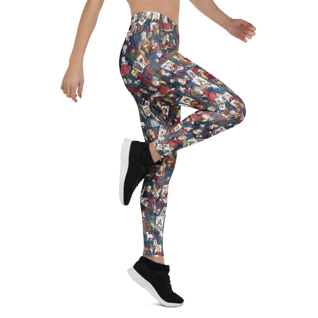 Royal Tea Party on Leggings — Right