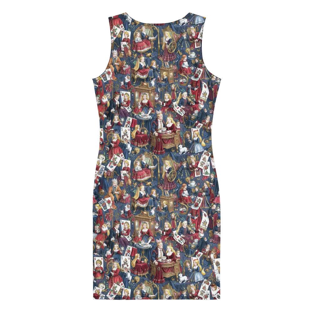 Royal Tea Party on Bodycon Dress — Back