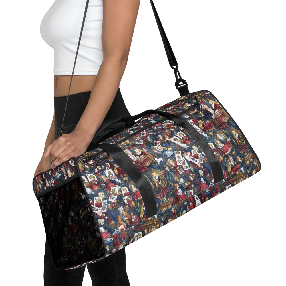 Royal Tea Party on Duffle Bag — Front