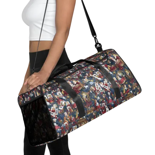 Royal Tea Party on a Duffle Bag