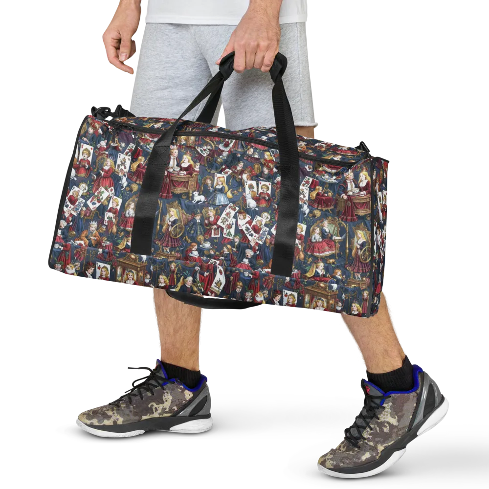 Royal Tea Party on Duffle Bag — Front
