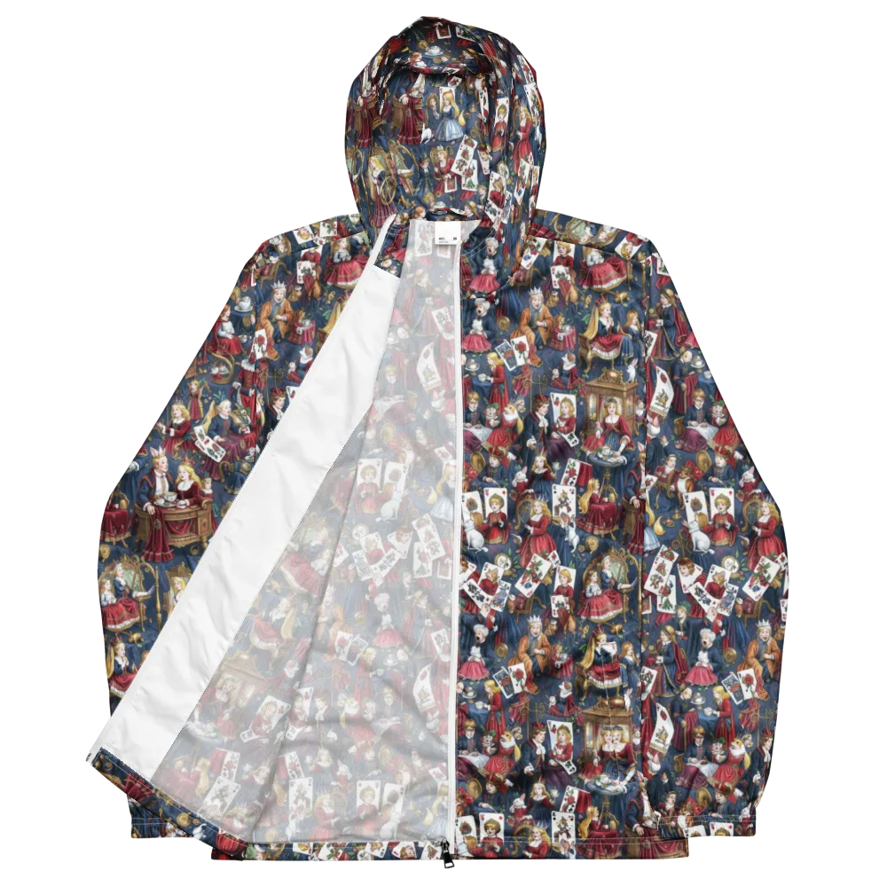 Royal Tea Party on Men's Windbreaker — Front