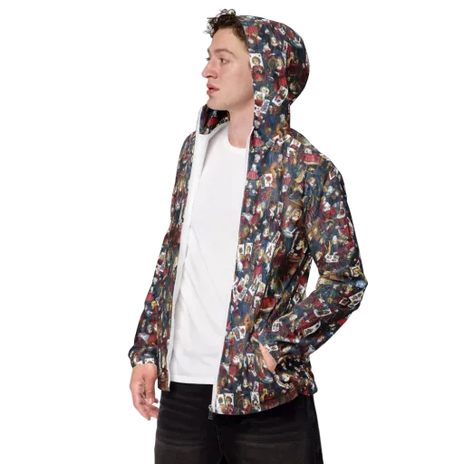 Royal Tea Party on a Men's Windbreaker