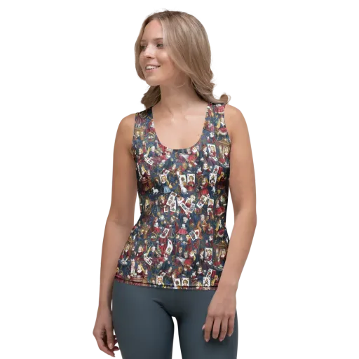 Royal Tea Party on a Women's Tank Top