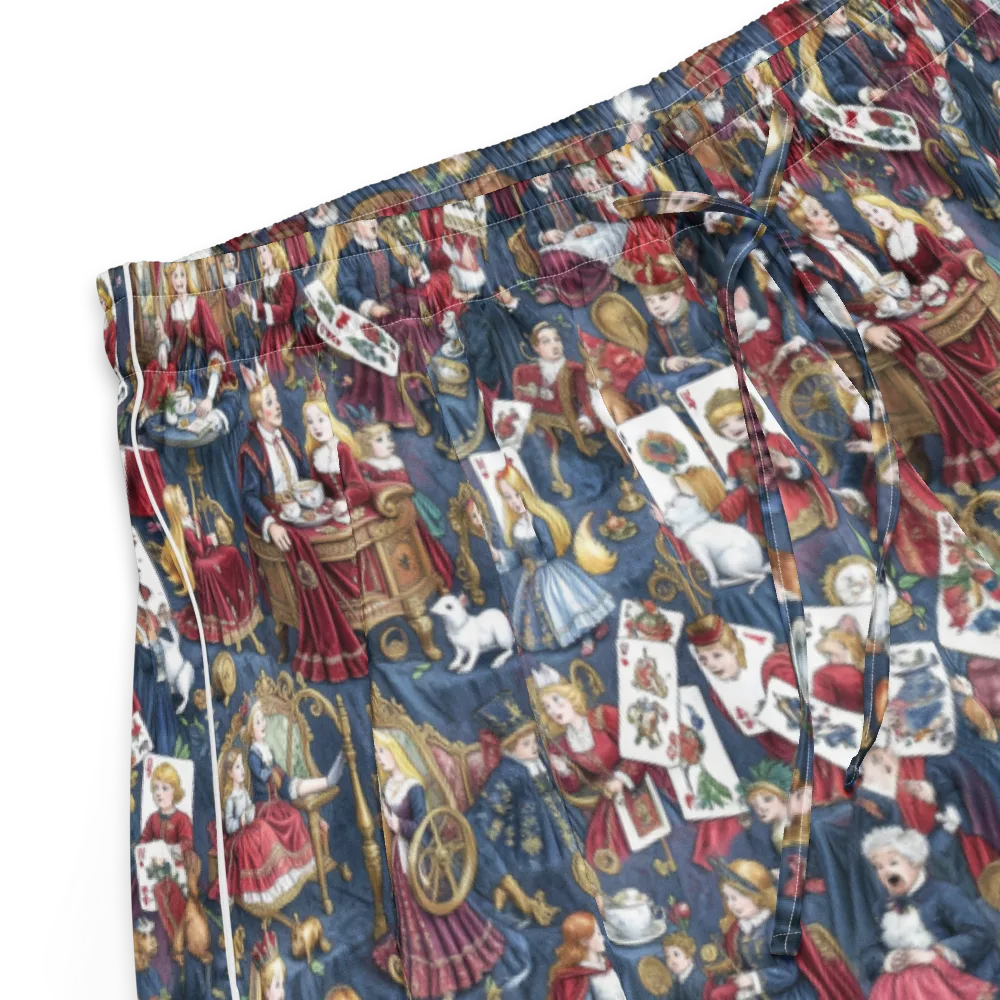 Royal Tea Party on Women's Pajama Shorts — Product details