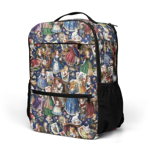 Wonderland Tea Society on a Utility Backpack