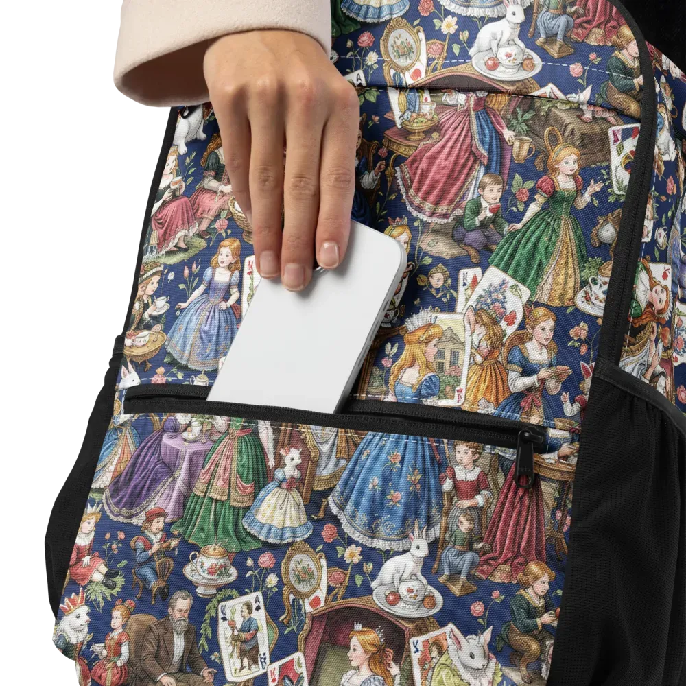 Wonderland Tea Society on Utility Backpack — Product details