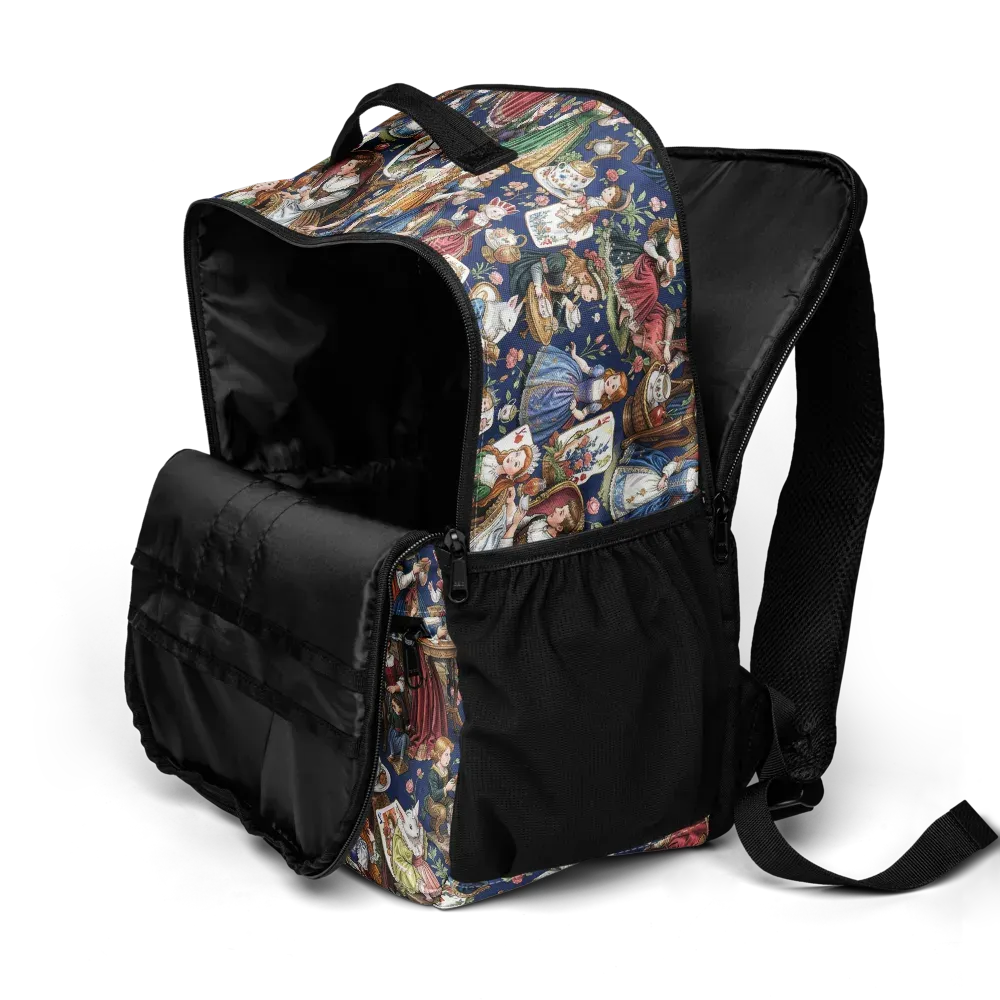 Wonderland Tea Society on Utility Backpack — Product details 2