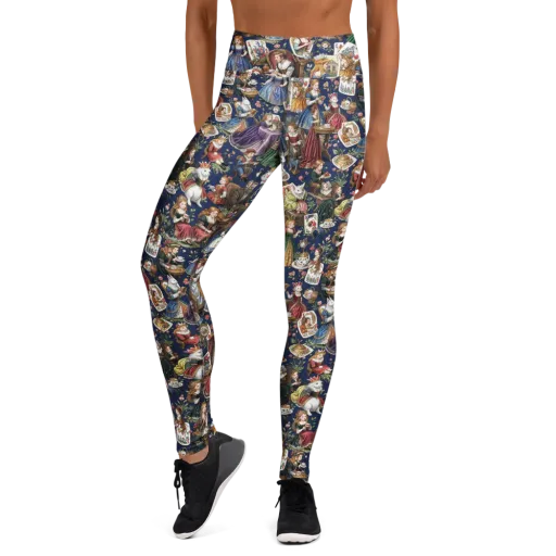 Wonderland Tea Society on a Yoga Leggings