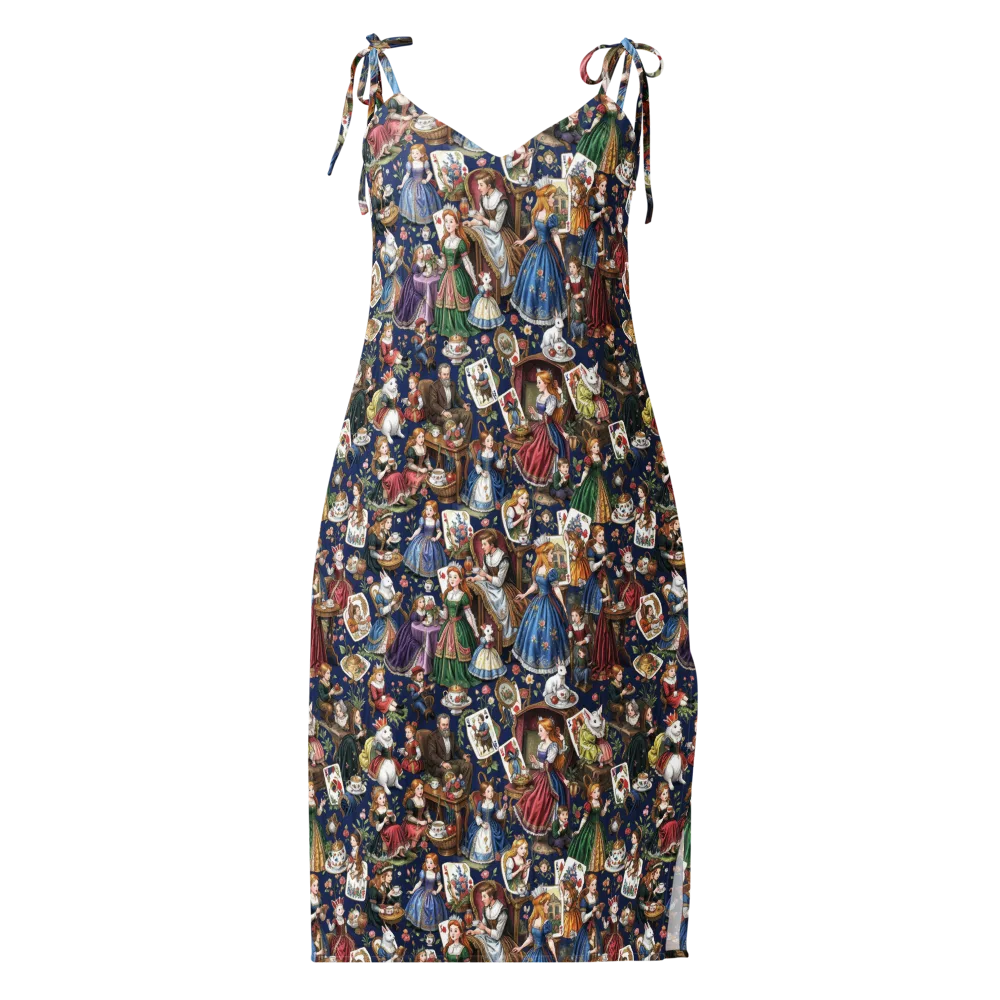 Wonderland Tea Society on Slip Dress — Front