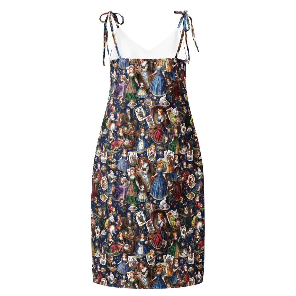 Wonderland Tea Society on Slip Dress — Back