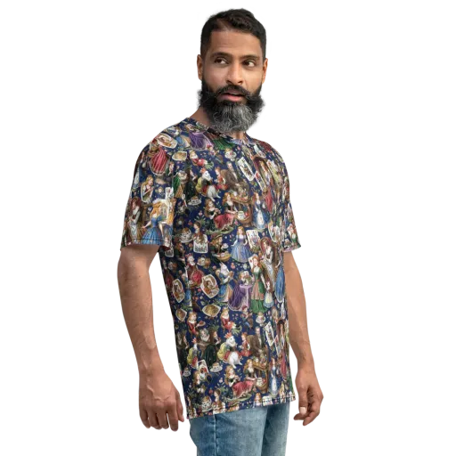 Wonderland Tea Society on a Men's Crew Neck T-Shirt