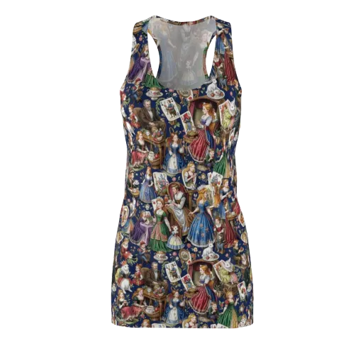 Wonderland Tea Society on a Racerback Dress