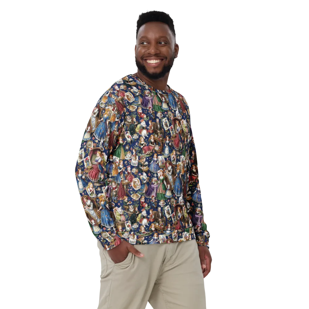 Wonderland Tea Society on Sweatshirt — Front