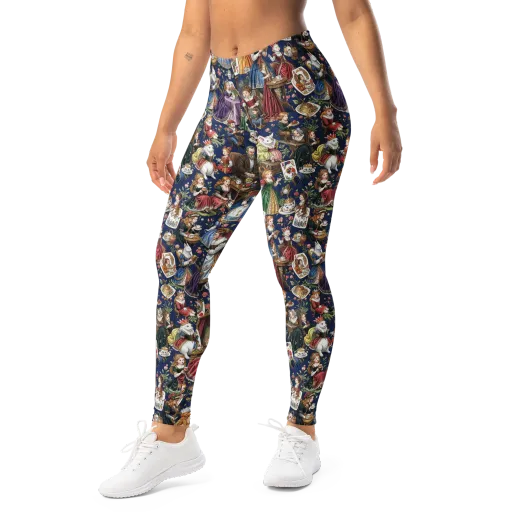 Wonderland Tea Society on a Leggings