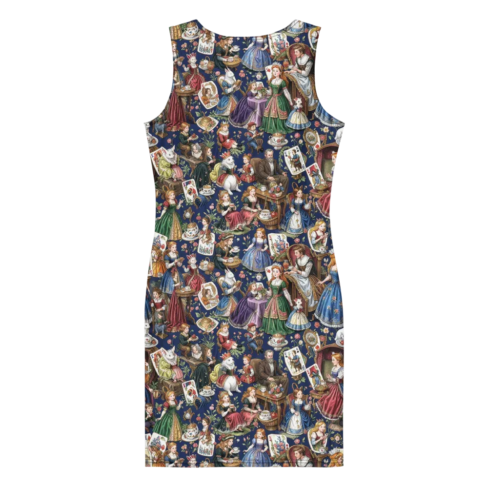 Wonderland Tea Society on Bodycon Dress — Back