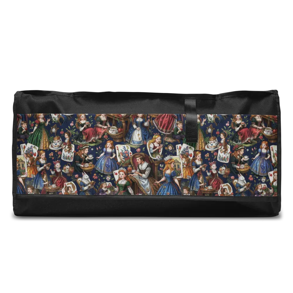 Wonderland Tea Society on Duffle Bag — Product details