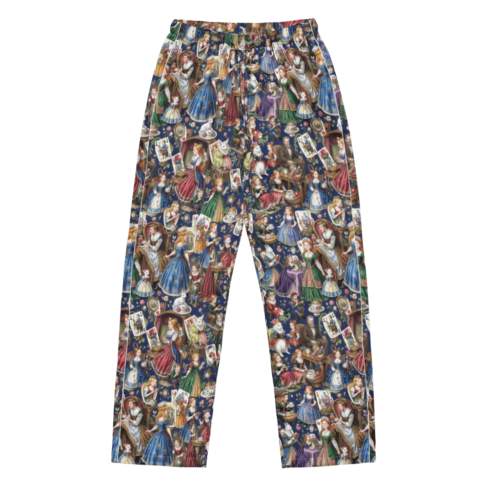 Wonderland Tea Society on Women's Pajama Pants — Front