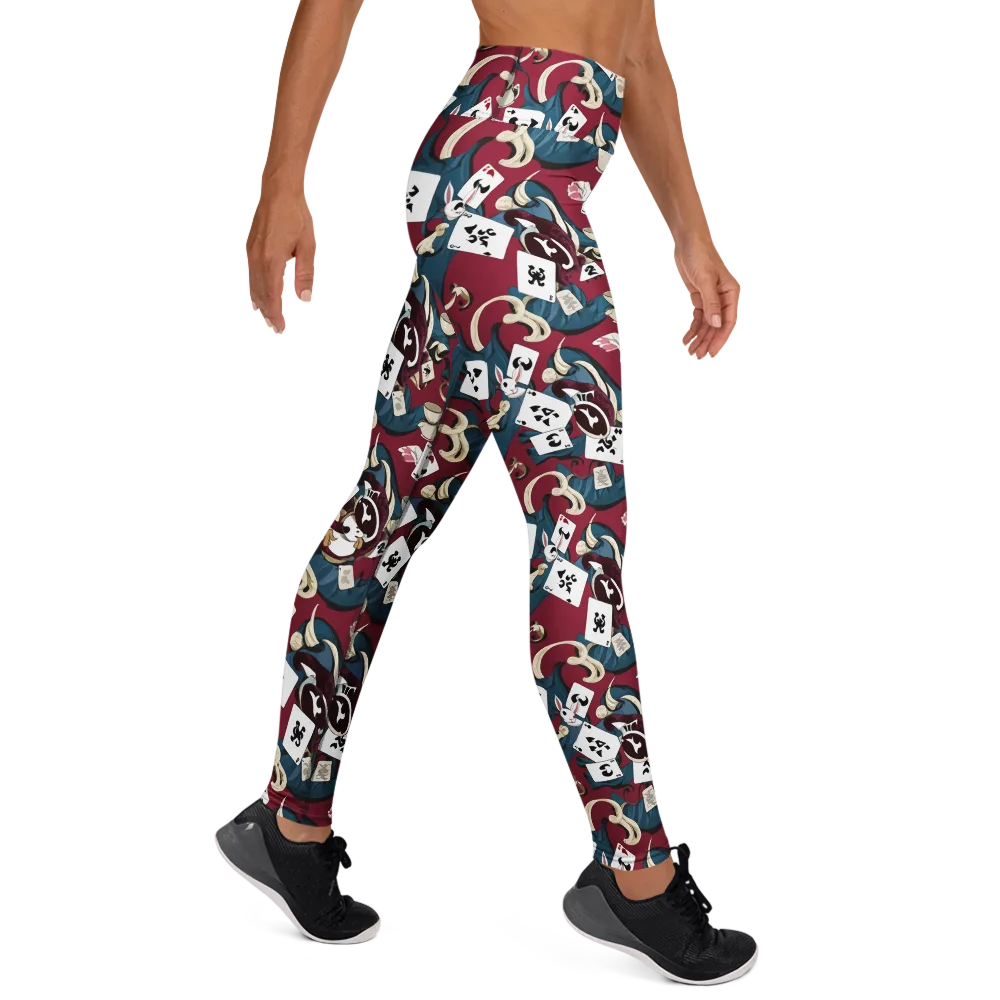 Rabbit Hat Trick on Yoga Leggings — Right
