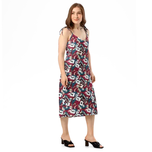 Rabbit Hat Trick on a Slip Dress