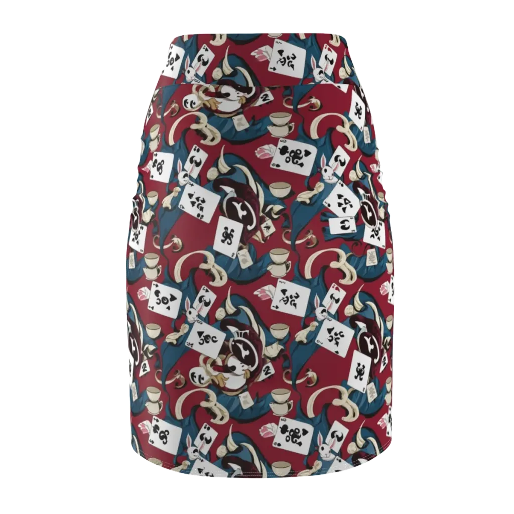 Rabbit Hat Trick on Pencil Skirt — Back