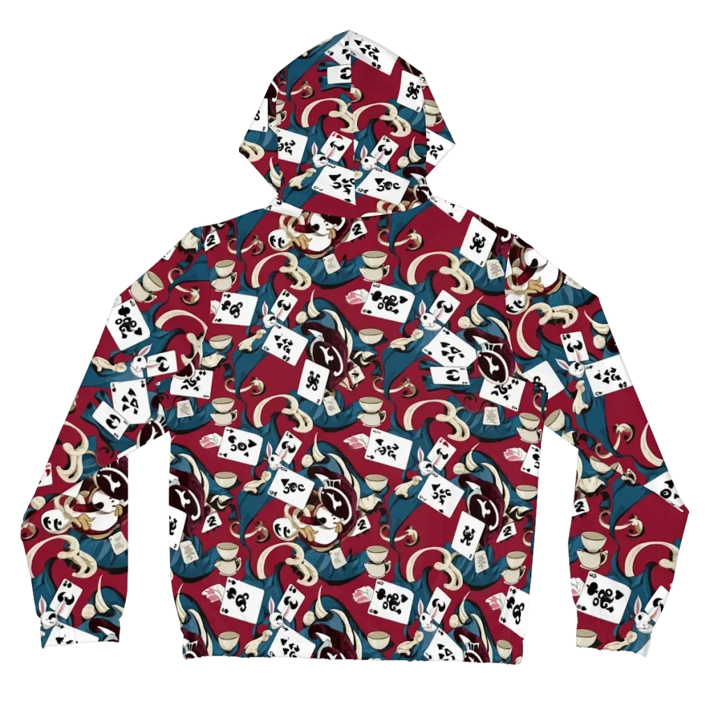 Rabbit Hat Trick on Women's Full-Zip Hoodie — Back