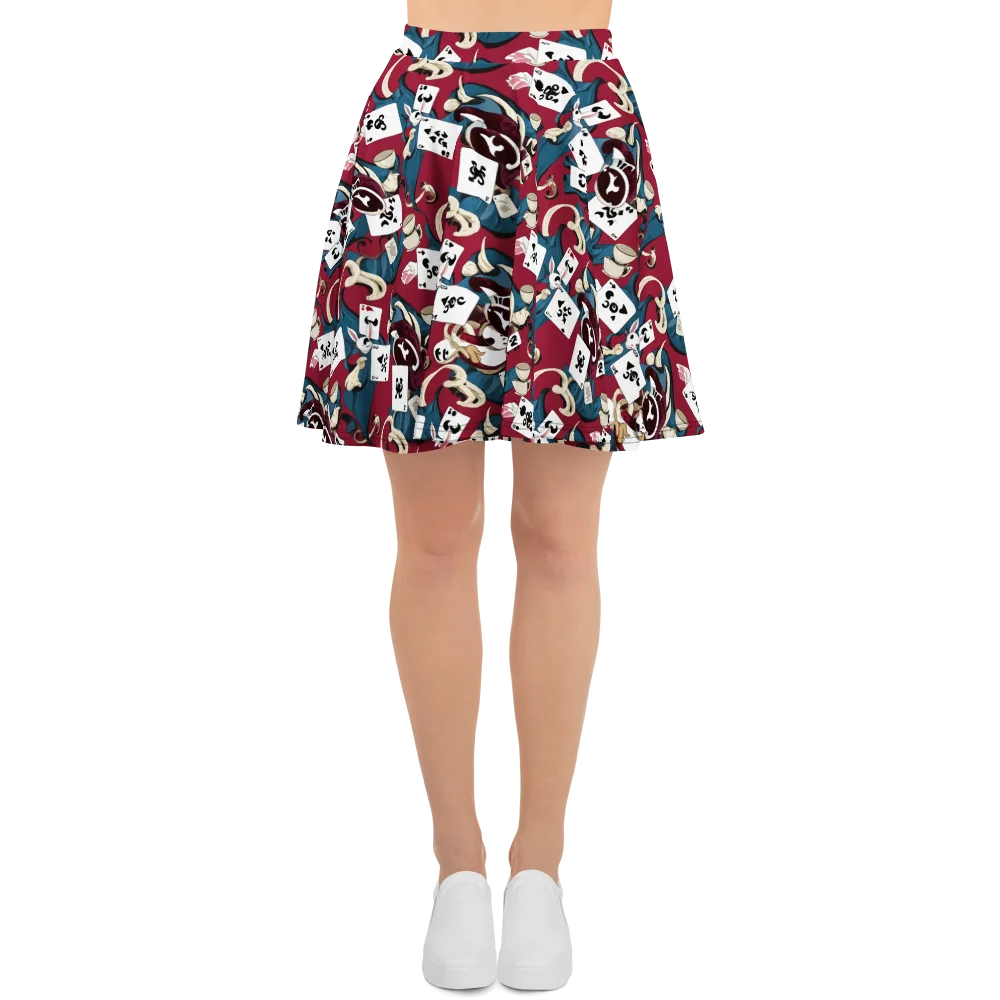 Rabbit Hat Trick on Skater Skirt — Front