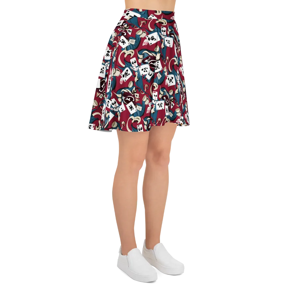 Rabbit Hat Trick on Skater Skirt — Right