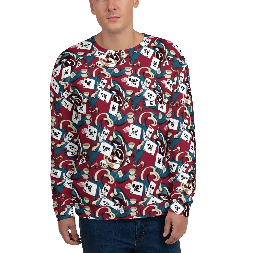 Rabbit Hat Trick on Sweatshirt — Front