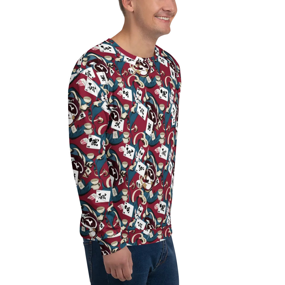 Rabbit Hat Trick on Sweatshirt — Right Front
