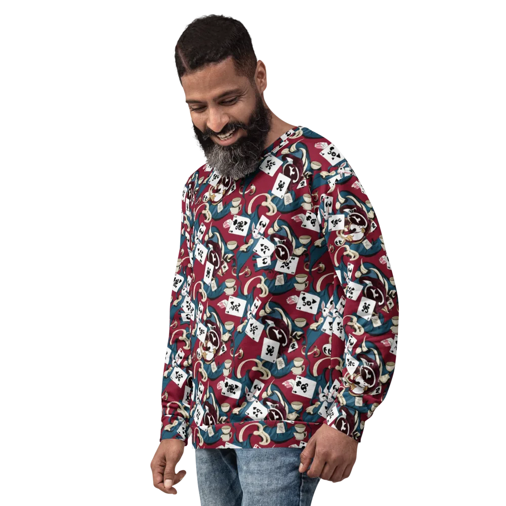 Rabbit Hat Trick on Sweatshirt — Left Front