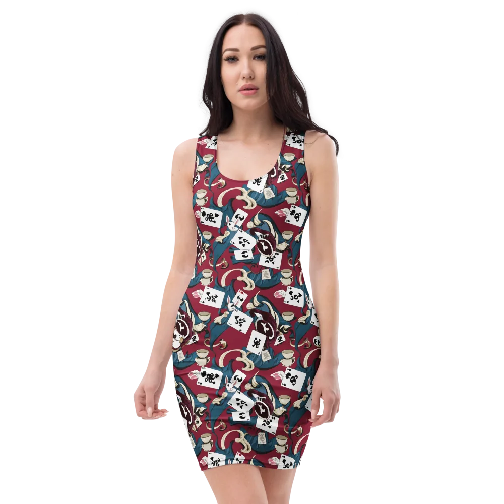 Rabbit Hat Trick on Bodycon Dress — Front