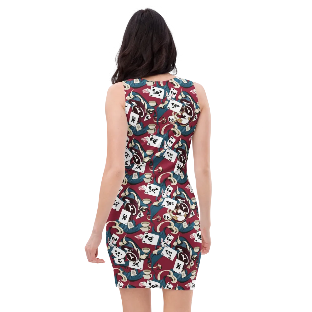 Rabbit Hat Trick on Bodycon Dress — Back