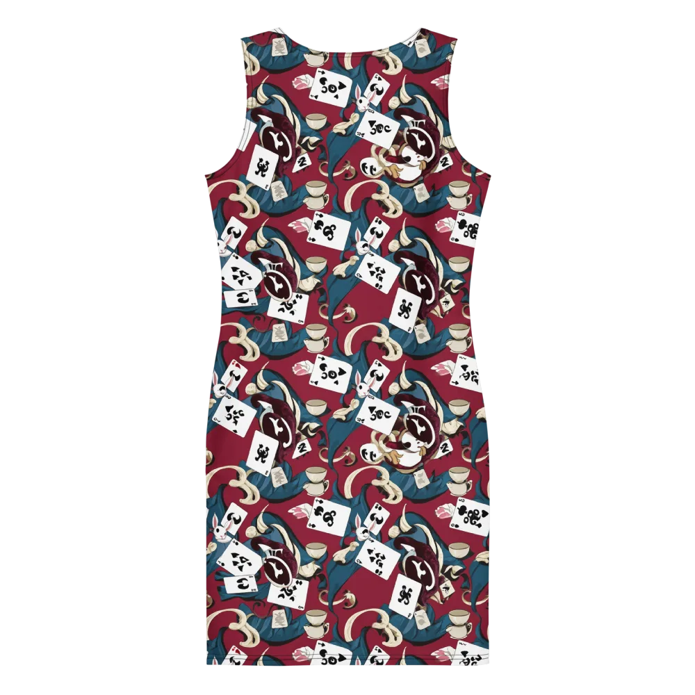 Rabbit Hat Trick on Bodycon Dress — Back
