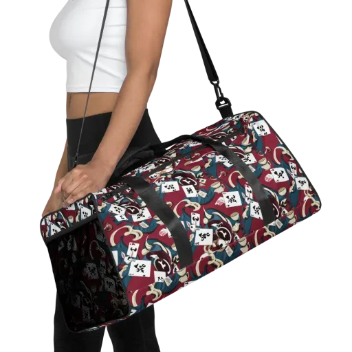 Rabbit Hat Trick on a Duffle Bag