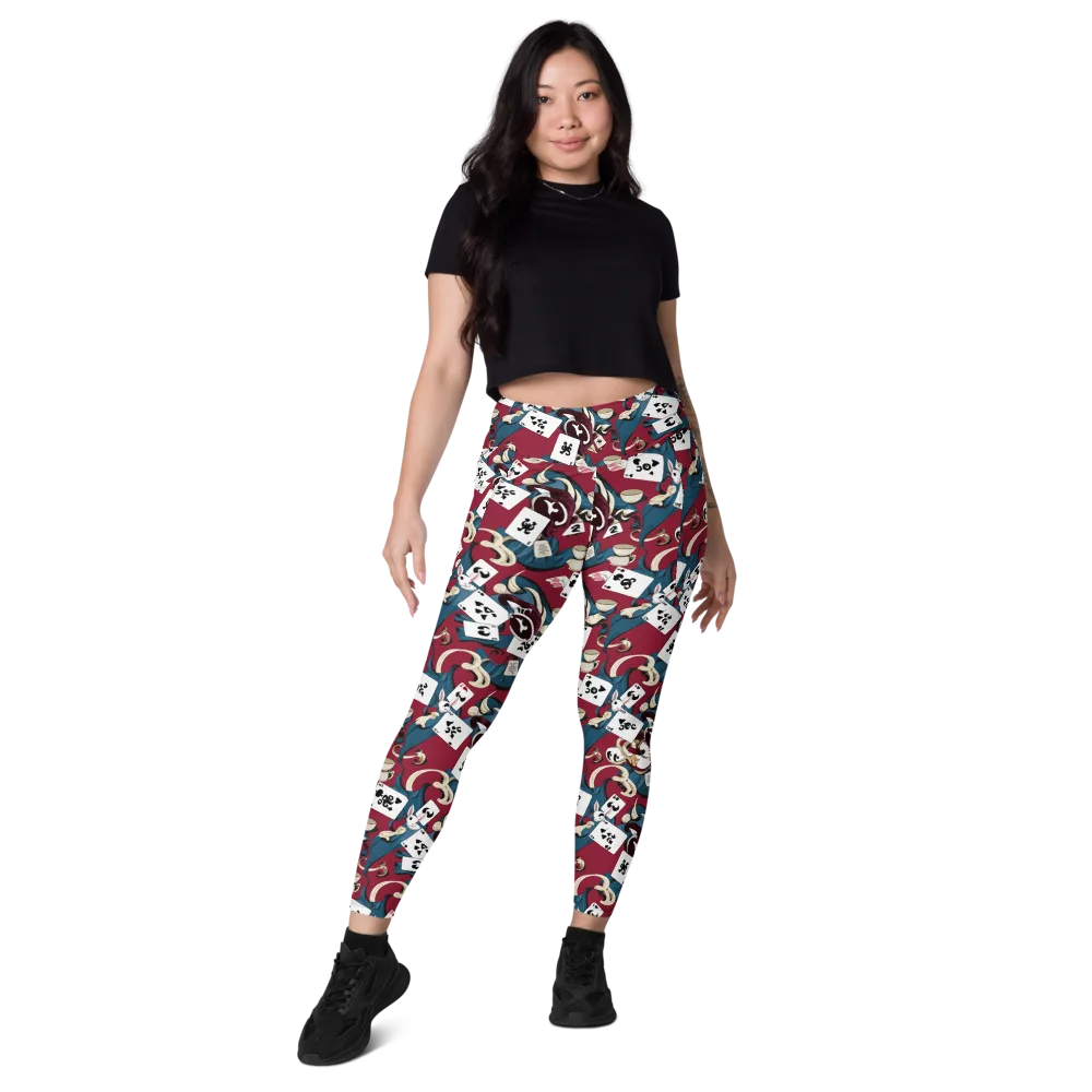 Rabbit Hat Trick on Leggings with Pockets — Front