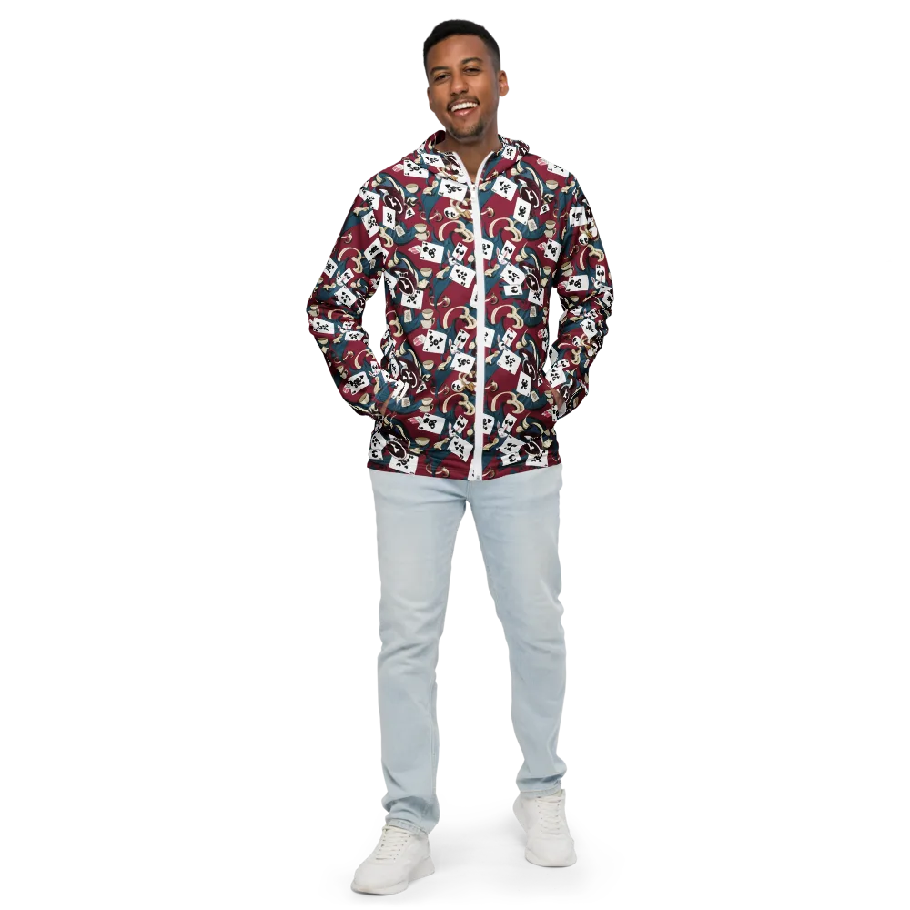 Rabbit Hat Trick on Men's Windbreaker — Front