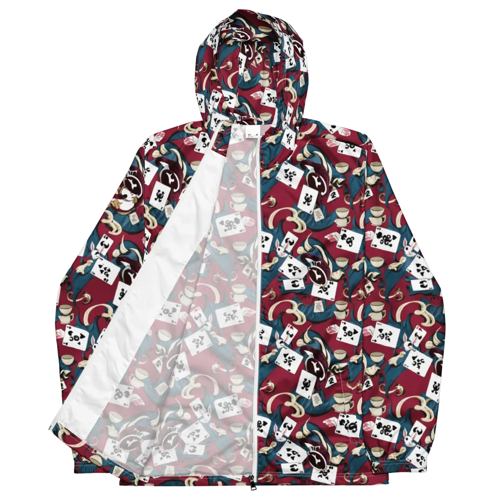 Rabbit Hat Trick on Men's Windbreaker — Front